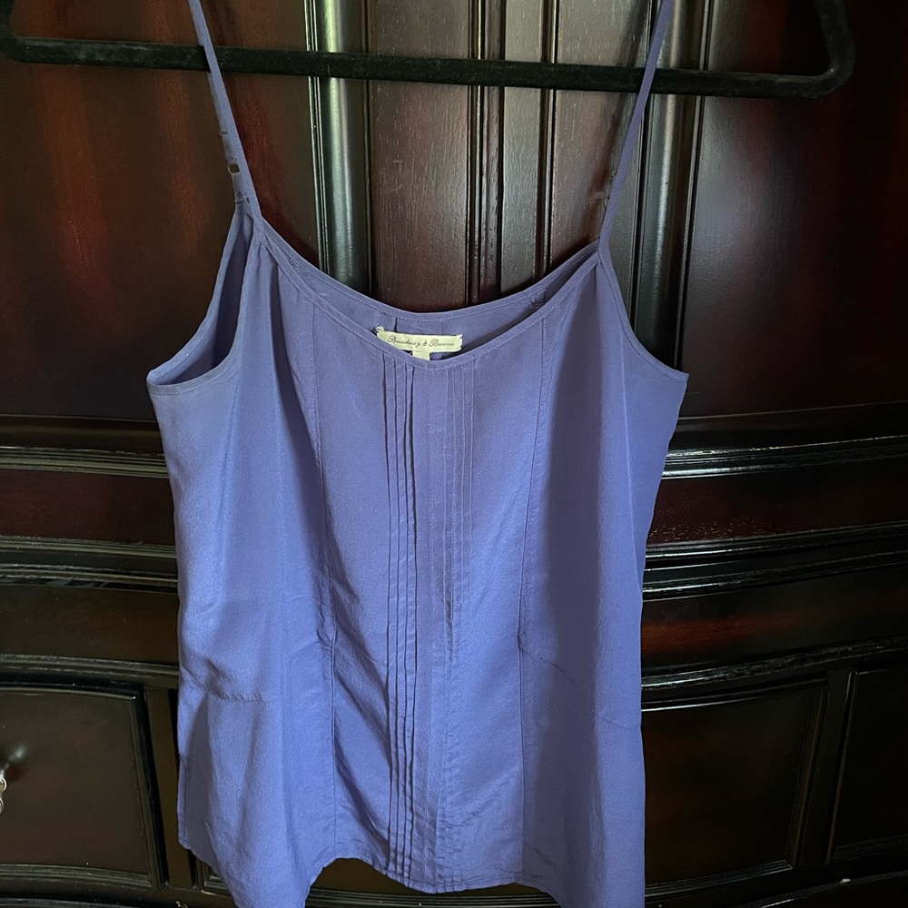 Madewell Broadway & Broome silk tank